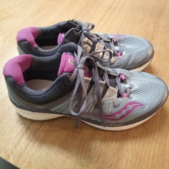 SAUCONY Women's EVERUN S10414-1 Triumph Gray/Purple Sneakers Size 9W Run… - Picture 1 of 5